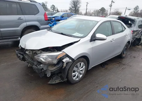 2016 Toyota Corolla Le из США, поврежденный, VIN 2T1BURHE8GC559863